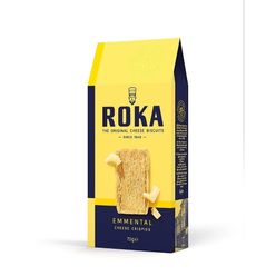 Biscoito ROKA Queijo Emmental 70g