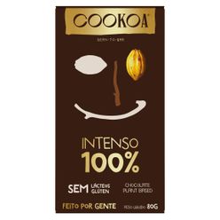 Chocolate COOKOA Intenso 100% sem Glúten e Lácteos 80g