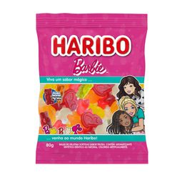 Bala HARIBO Barbie Frutas e Ursinhos de Ouro 80g
