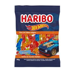 Bala HARIBO Hot Wheels Frutas 80g