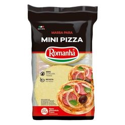 Massa para mini pizza ROMANHA resfriada 350g