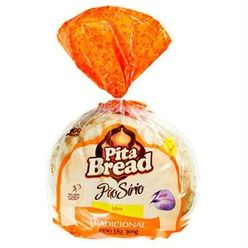 Pão Sírio Mini Pita Bread Com 12 Unidades 300g