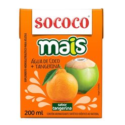 Água de Coco SOCOCO Tangerina 200ml