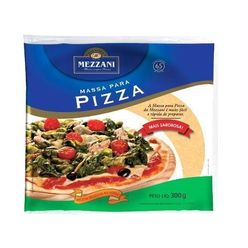 Massa Para Pizza Mezzani Com 2 Unidades 300g