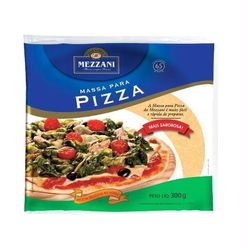 Massa Para Pizza Mezzani Com 2 Unidades 300g