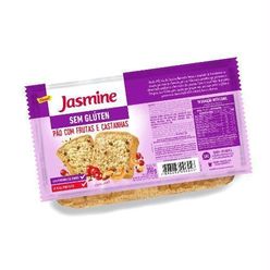 Pão JASMINE com Frutas e Castanha sem Glúten 350g