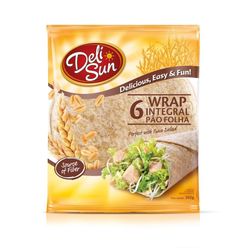 Massa Para Wrap Deli Sun Trigo Integral 360g