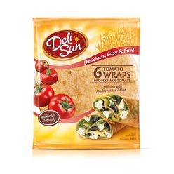 Massa Para Wrap Deli Sun Tomate Vegana 360g