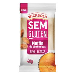 Muffin Wickbold Amêndoas Sem Glúten, Sem Lactose 40g