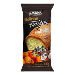 Bolinho AMINNA For You Abobora com Coco sem Glúten e sem Adição de Açúcares 35g