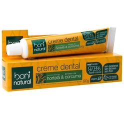 Creme Dental Boni Natural Hortelã & Cúrcuma 90g