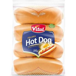 Pão Vital Hot Dog 200gr