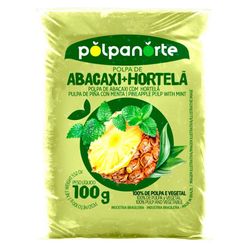 Polpa POLPANORTE Abacaxi e Hortelã 100g