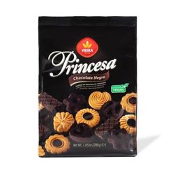 Biscoito VIEIRA Princesa Chocolate Meio Amargo Vegano 200g