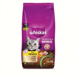 Alimento Para Gato Whiskas Melhor Por Natureza Frango 2.7kg