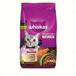 Alimento Whiskas Para Gatos Melhor Por Natureza Salmão 900g