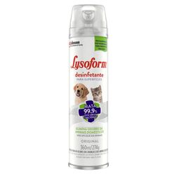 Desinfetante Lysoform Para Pets Original Aerosol 360ml