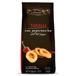 Taralli Laurieri Hot Pepper Italiano Pacote 200