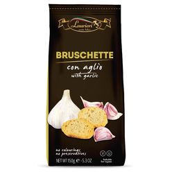 Brusqueta Laurieri Com Alho Italiana Pacote 150g