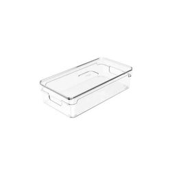 Organizador OU Clear com Tampa 30x15x7cm