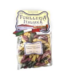 Massa Italiana LA FUSILLERIA GRAGNANO Trecce Tricolore 500g