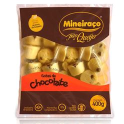 Pão de Queijo MINEIRAÇO com Gotas de Chocolate sem Glúten Congelado 400g
