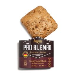 Pão BONGRANO Alemão Mini Crusty de Abóbora Pré-Assado & Congelado com 4 Unidades 340g