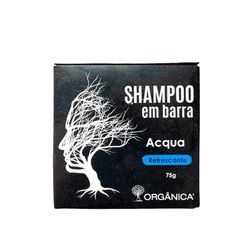 Shampoo em Barra ORGÂNICA Acqua Resfrecante 75g