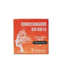 Condicionador de Cabelo em Barra ORGÂNICA Hidratação Profunda Coconut Fresh 55g