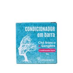 Condicionador de Cabelo em Barras ORGÂNICA Suave Chá Branco e Gengibre 55g