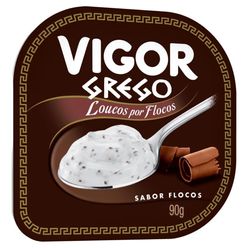 Iogurte VIGOR Grego Flocos Pt 90g