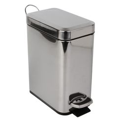 Lixeira com Pedal Inox 5L - A\CASA