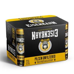 Cerveja Eisenbahn Unfiltered Lata 350ml - Pack com 12 Unidades