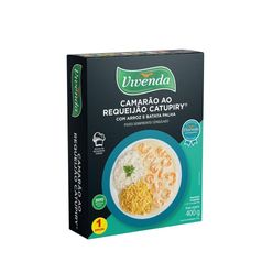 Camarão VIVENDA ao Requeijão e Catupiry com Arroz e Batata Palha Congelado 400g