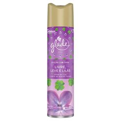 Desodorizador de Ambiente GLADE Livre,Leve e Lilás Aerossol 360ml