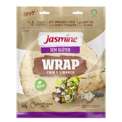 Wrap Chia E Linhaça JASMINE Sem Glúten 240G