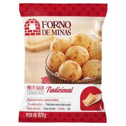 Pão de Queijo FORNO DE MINAS Tradicional Congelado 820g