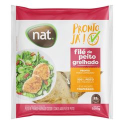 Filé de Peito Frango NAT Grelhado Congelado 500g