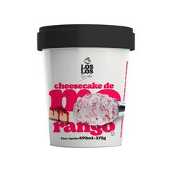 Sorvete LOS LOS Cheesecake de Morango Pote 490ml