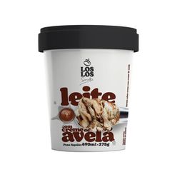 Sorvete LOS LOS Leite com Creme de Avelã Pote 490ml