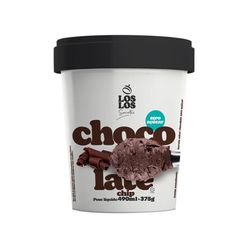 Sorvete LOS LOS Chocolate Chip Zero Açúcar Pote 490ml