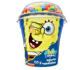 Iogurte BATAVO Bob Esponja Creme Tradicional com Confeitos 125g