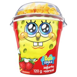 Iogurte BATAVO Bob Esponja Morango + Cereal 120g