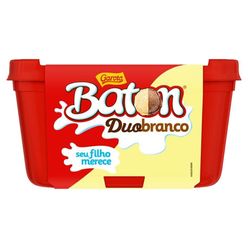 Sorvete GAROTO Baton Duobranco 1 L