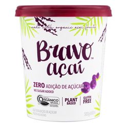 Açaí BRAVO Zero Adição de Açúcar Orgânico sem Glúten 500g