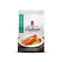 Filé Salmão KOMDELLI Limão e Ervas com Azeite de Oliva Congelado 250g