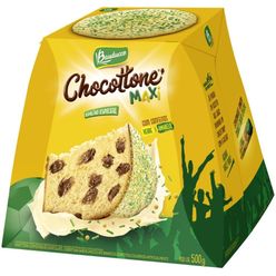 Chocottone BAUDUCO Maxi Copa do Mundo com Confeitos Verde e Amarelo 500g