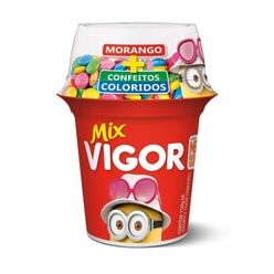 Iogurte VIGOR MIx Morango + Confeitos Coloridos 140g