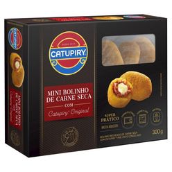 Mini Bolinho CATUPIRY Carne Seca 300g