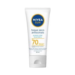 Protetor Solar Facial NIVEA Sun Toque Seco Antissinais FPS 70 40ML